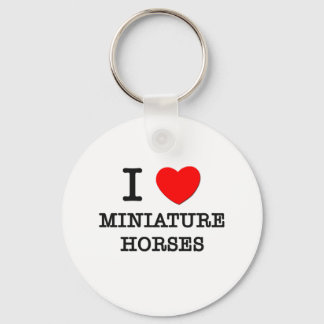 Porte-clés I Love Miniature Horses (Chevaux)