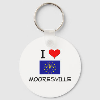 Porte-clés I Love MOORESVILLE Indiana