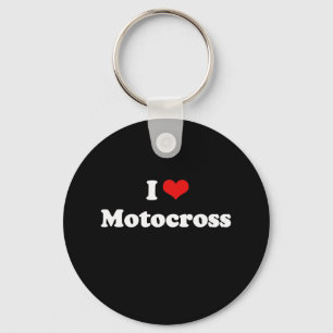 Porte-clés I Love Motocross Tshirt