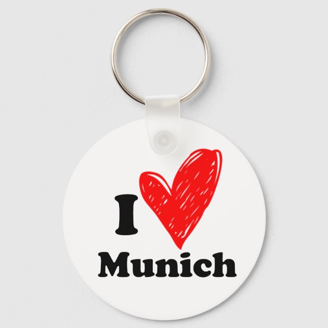 Porte-clés I love Munich (Recto)