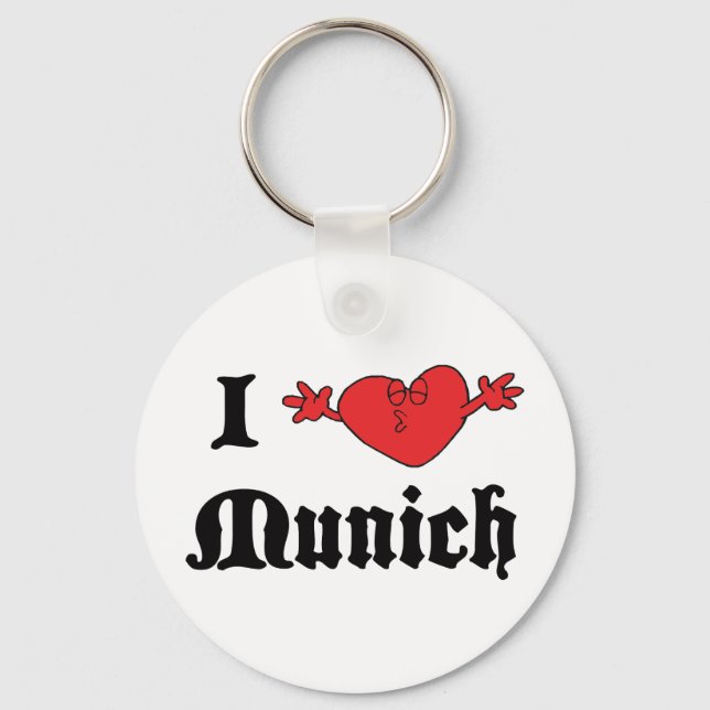 Porte-clés I Love Munich (Recto)