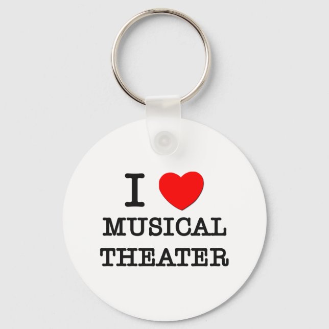 Porte-clés I Love Musical Theatre (Recto)