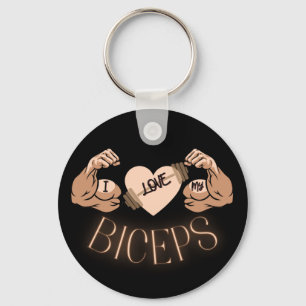 Porte-clés I Love my Biceps 