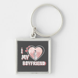 Porte-clés I love my boyfriend