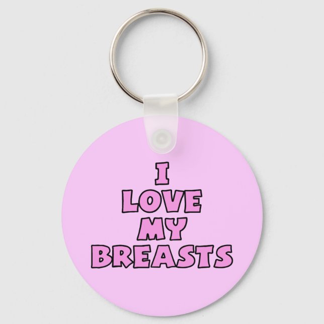 Porte-clés I Love My Breasts II (Recto)
