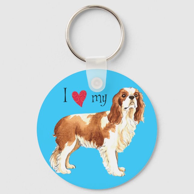 Porte-clés I Love my Cavalier (Recto)