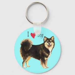 Porte-clés I Love my Finnish Lapphund
