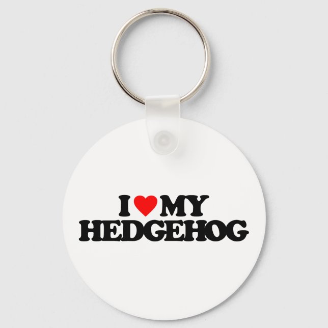 PORTE-CLÉS I LOVE MY HEDGEHOG (Recto)