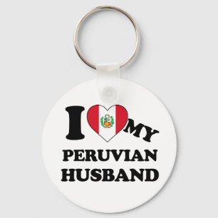 Porte-clés I love my Peruvian Husband