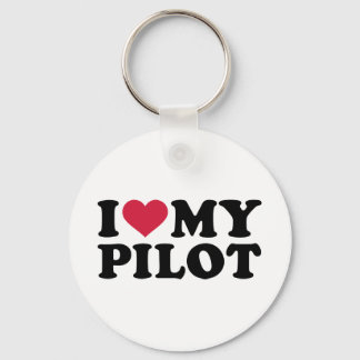 Porte-clés I love my Pilot