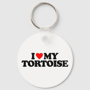 PORTE-CLÉS I LOVE MY TORTOISE