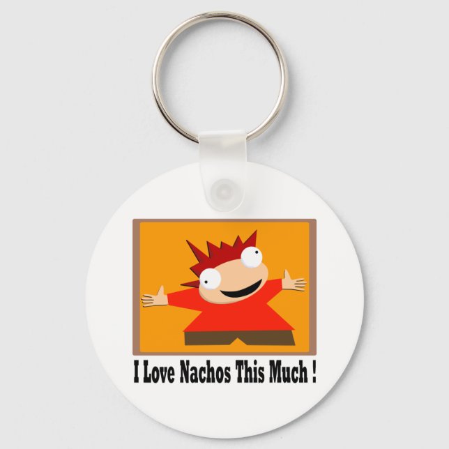 Porte-clés I Love Nachos T-Shirt (Recto)