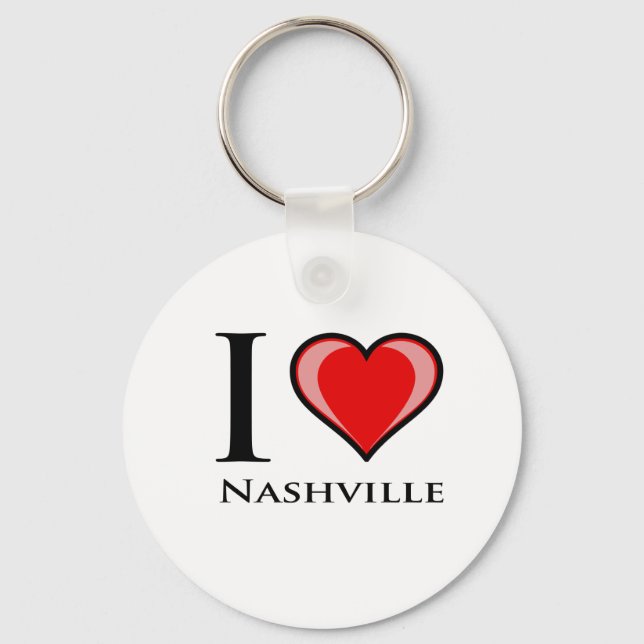 Porte-clés I Love Nashville (Recto)