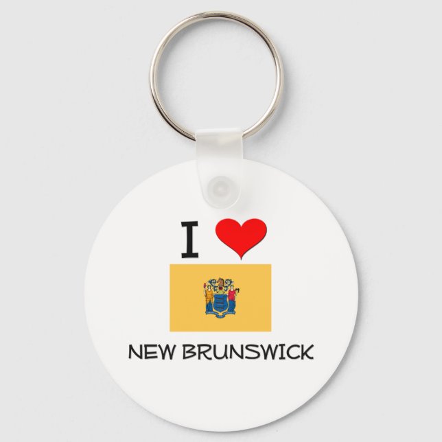 Porte-clés I Love New Brunswick New Jersey (Recto)