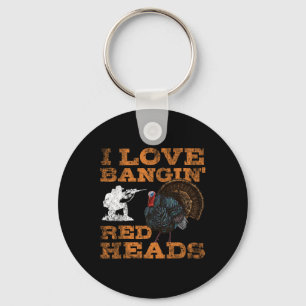 Porte-clés I Love Ngin' Red Heads Turquie Chasse Amateurs