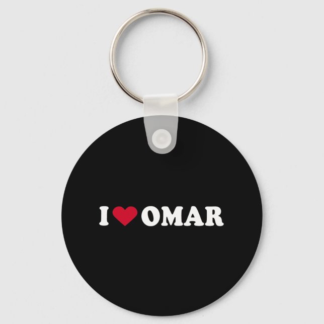 PORTE-CLÉS I LOVE OMAR (Recto)