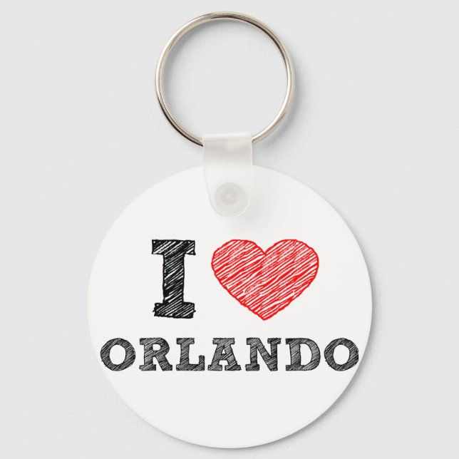 Porte-clés I-Love-Orlando (Recto)