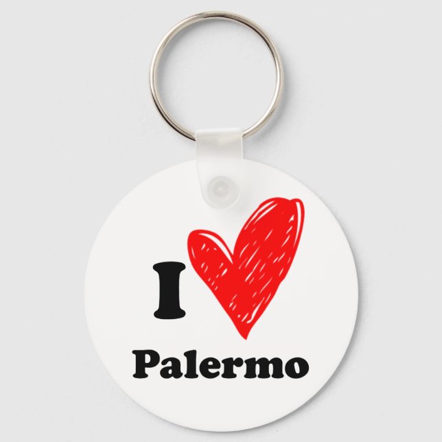Porte-clés I Love Palermo (Recto)