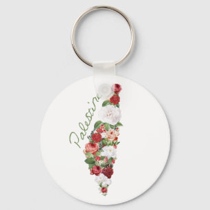 Porte-clés I Love Palestine My Homeland Palestinian Map 