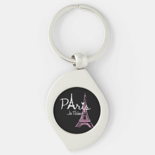 Porte-clés I Love Paris Tour Eiffel France Souvenir français