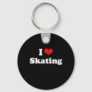 Porte-clés I Love Patinage Tshirt