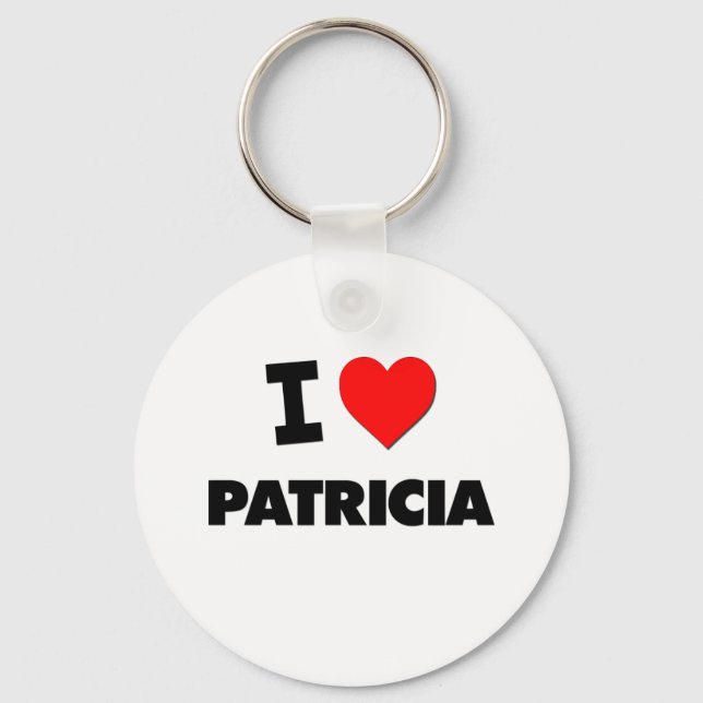 Porte-clés I Love Patricia (Recto)