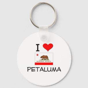 Porte-clés I Love PETALUMA Californie