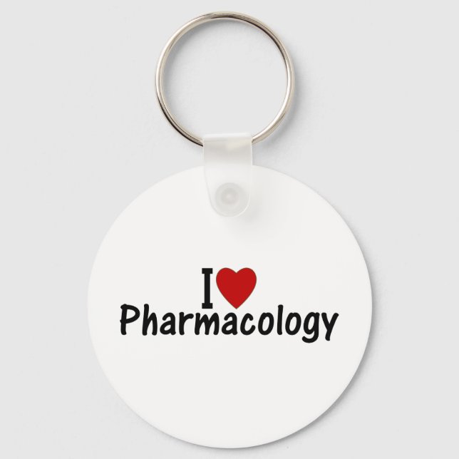 Porte-clés I Love Pharmacology (Recto)
