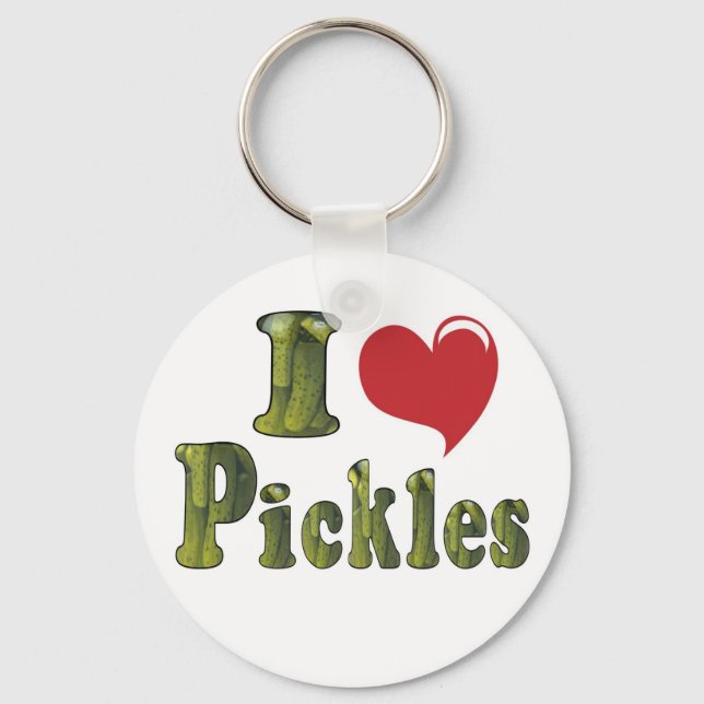 Porte-clés I Love Pickles (Recto)