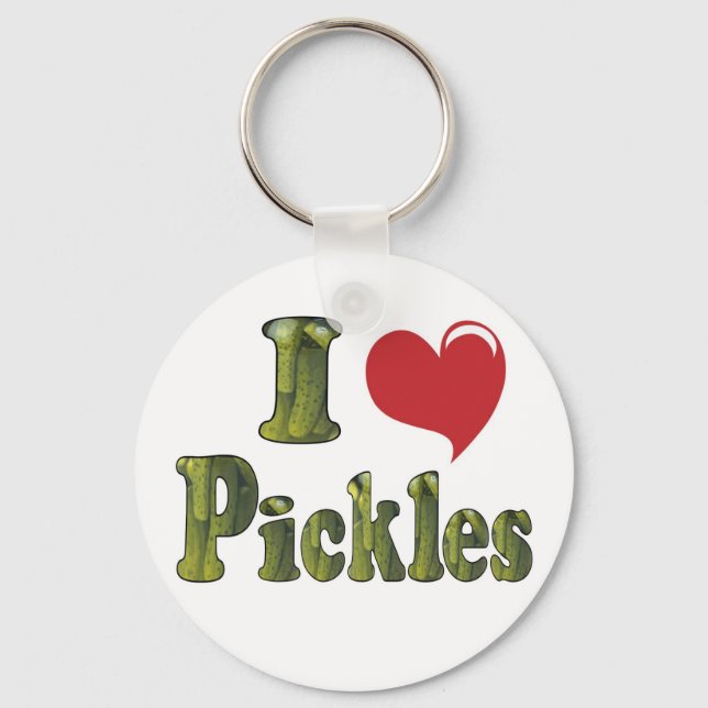Porte-clés I Love Pickles (Recto)
