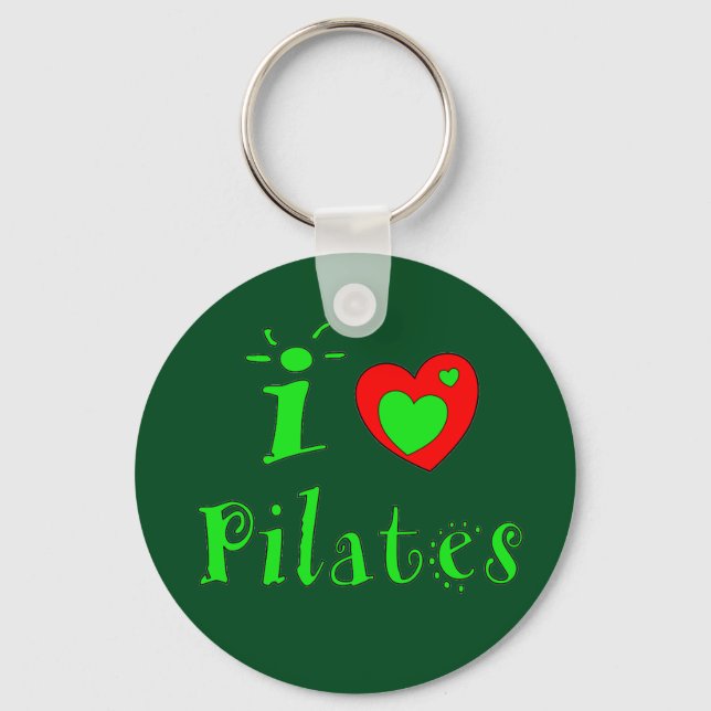 Porte-clés I Love Pilates Porte - clé (Recto)