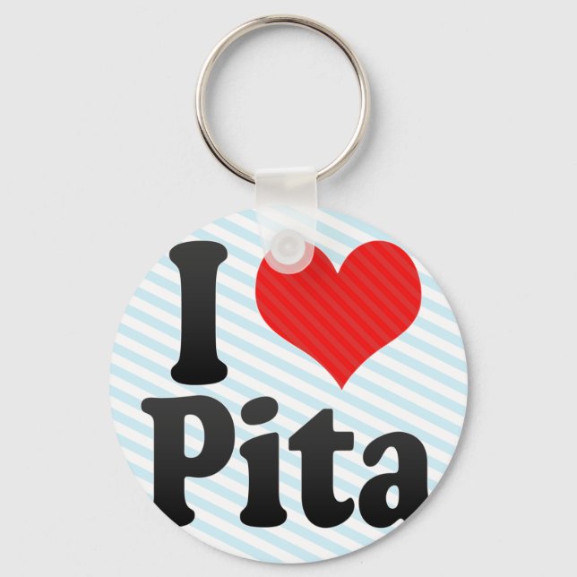 Porte-clés I Love Pita (Recto)