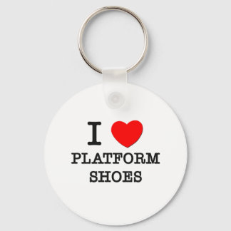 Porte-clés I Love Plateforme Chaussures