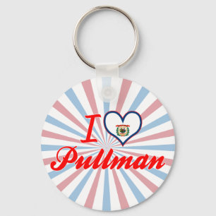 Porte-clés I Love Pullman, Virginie-Occidentale