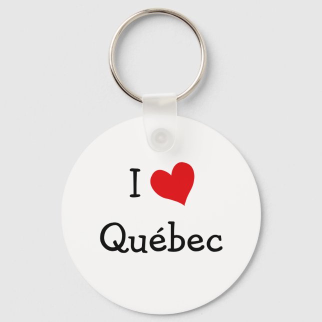 Porte-clés I Love Quebec (Recto)