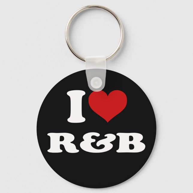Porte-clés I Love R&B (Recto)