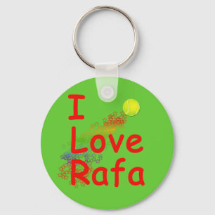 Porte-clés I Love Rafa Tennis Design
