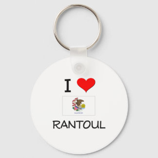 Porte-clés I Love RANTOUL Illinois