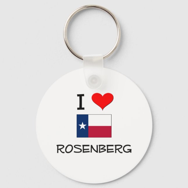 Porte-clés I Love Rosenberg Texas (Recto)