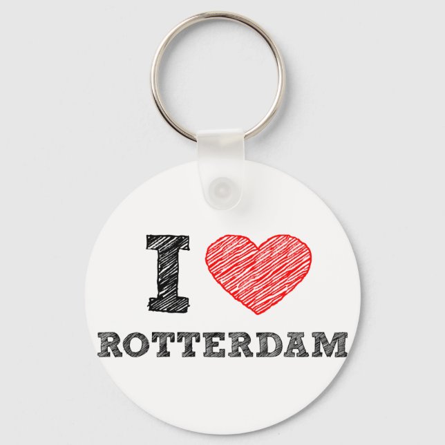 Porte-clés I-love-Rotterdam (Recto)
