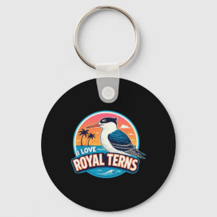 Porte-clés I Love Royal Terns Bird Watcher Sarasota Bradenton