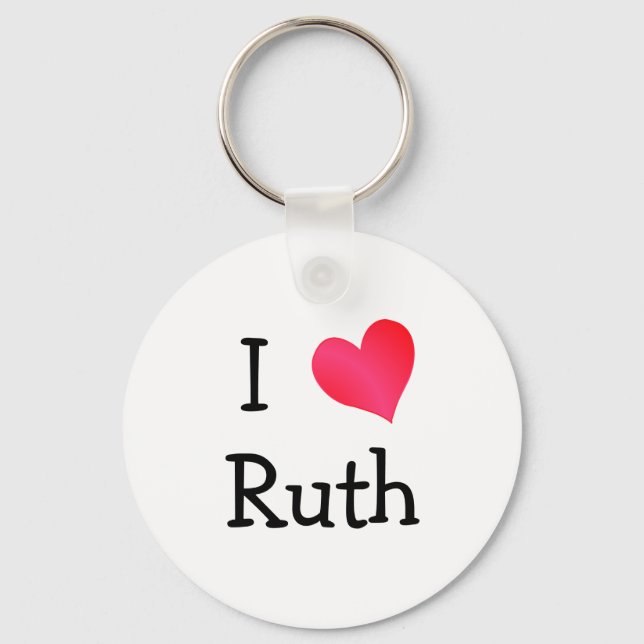 Porte-clés I Love Ruth (Recto)