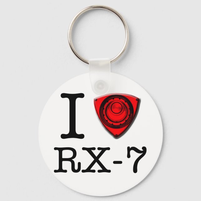 Porte-clés I love RX-7 keychain (Recto)