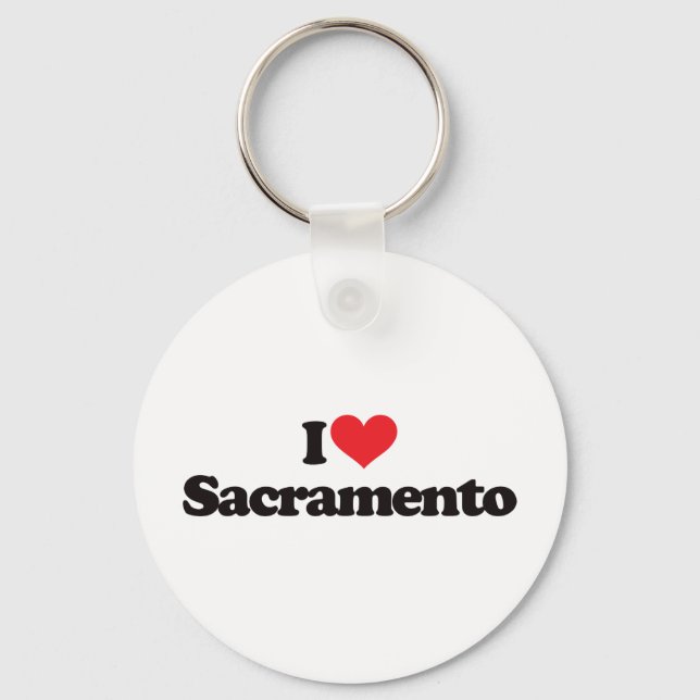 Porte-clés I Love Sacramento (Recto)