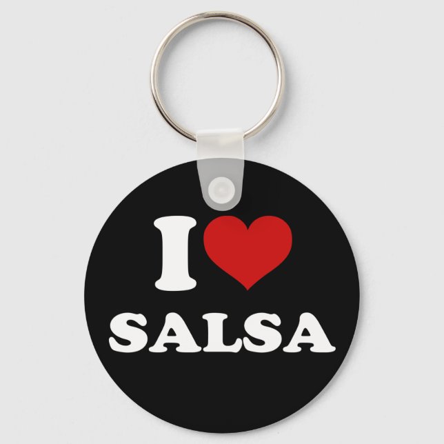 Porte-clés I Love Salsa (Recto)