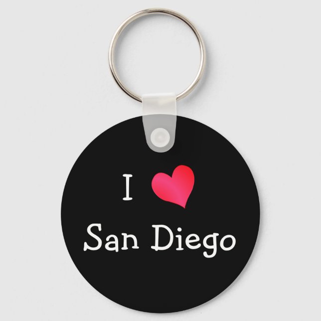Porte-clés I Love San Diego (Recto)
