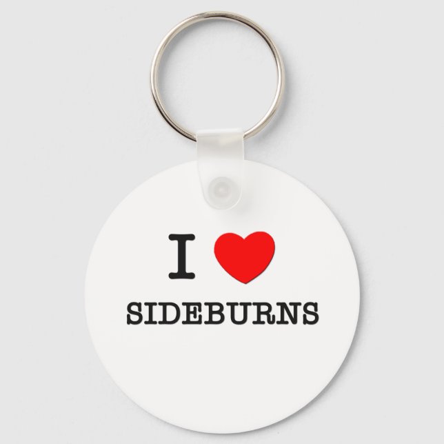 Porte-clés I Love Sideburns (Recto)
