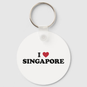 Porte-clés I Love Singapore