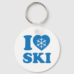Porte-clés I Love Ski