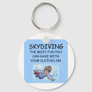 Porte-clés i love skydiving